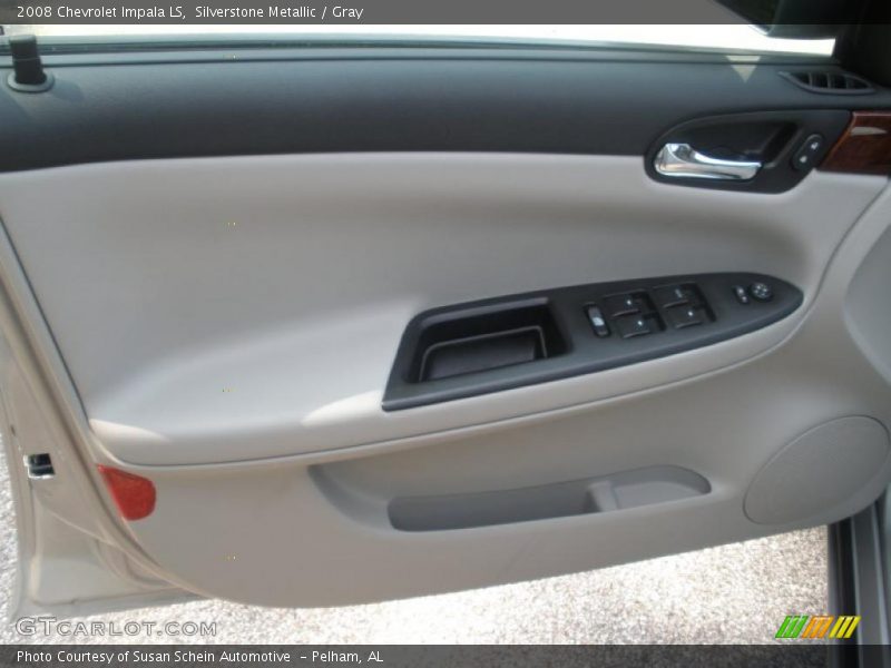 Silverstone Metallic / Gray 2008 Chevrolet Impala LS