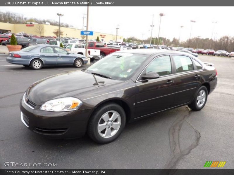 Mocha Bronze Metallic / Ebony Black 2008 Chevrolet Impala LT