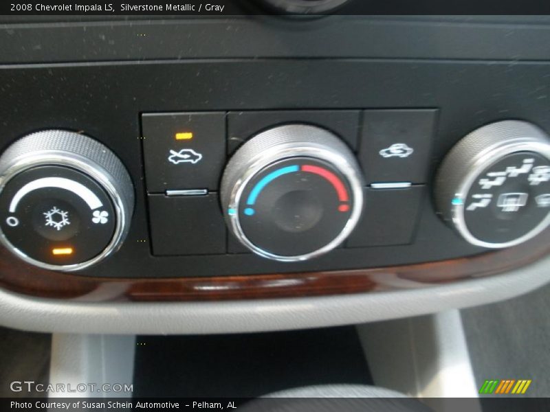 Silverstone Metallic / Gray 2008 Chevrolet Impala LS