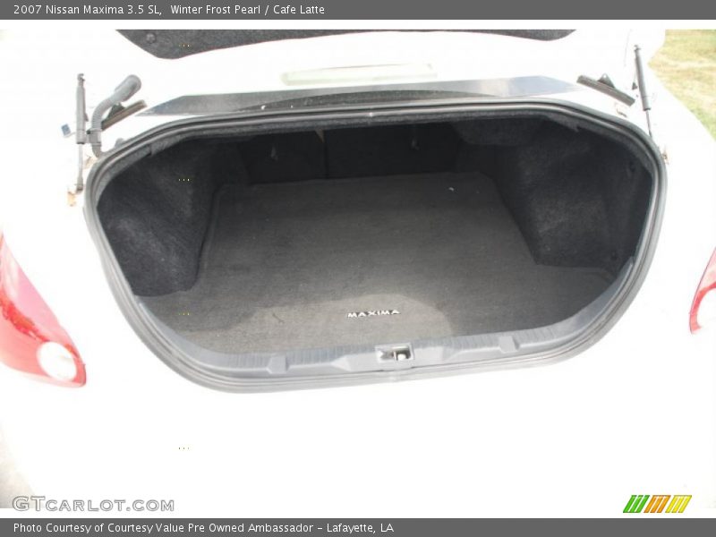 Winter Frost Pearl / Cafe Latte 2007 Nissan Maxima 3.5 SL