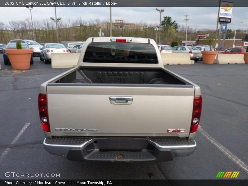 Silver Birch Metallic / Ebony 2009 GMC Canyon SLE Crew Cab