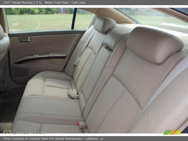 Winter Frost Pearl / Cafe Latte 2007 Nissan Maxima 3.5 SL