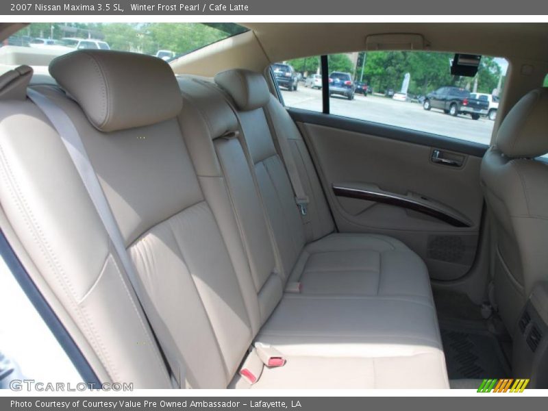 Winter Frost Pearl / Cafe Latte 2007 Nissan Maxima 3.5 SL