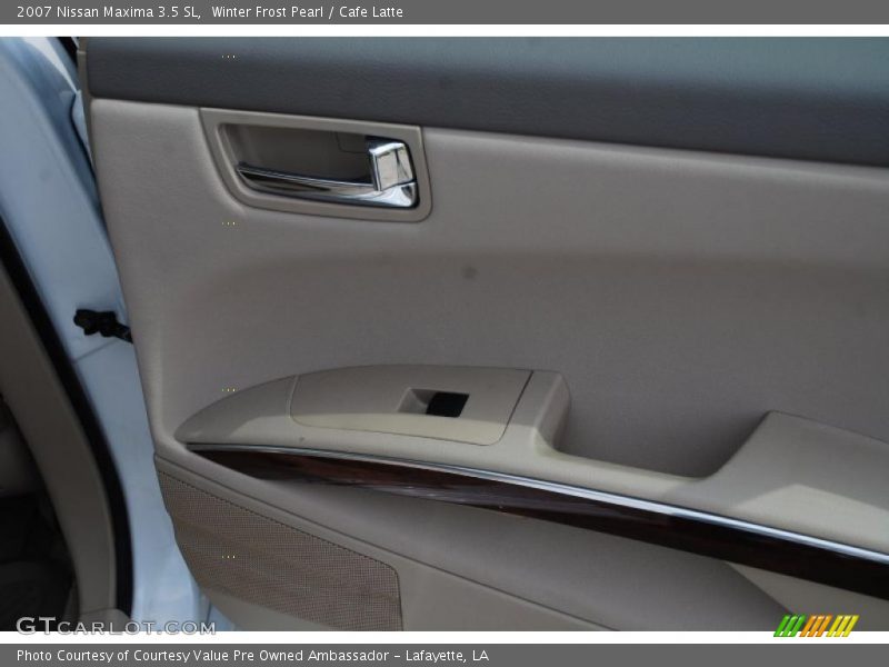 Winter Frost Pearl / Cafe Latte 2007 Nissan Maxima 3.5 SL