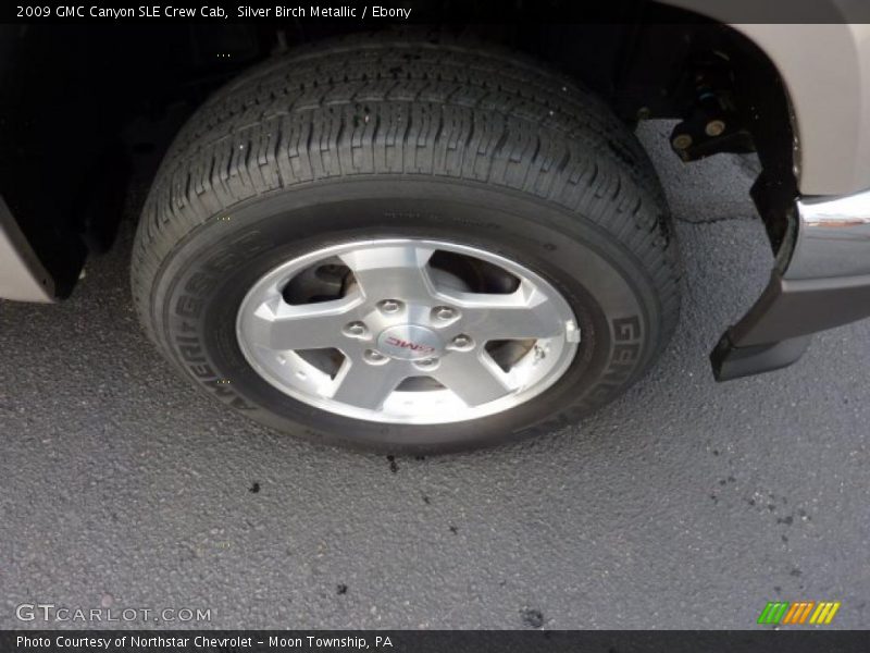 Silver Birch Metallic / Ebony 2009 GMC Canyon SLE Crew Cab