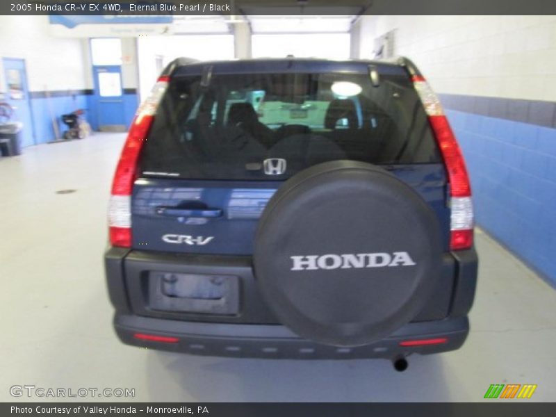 Eternal Blue Pearl / Black 2005 Honda CR-V EX 4WD