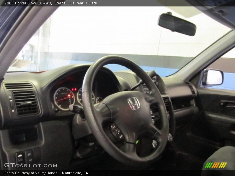 Eternal Blue Pearl / Black 2005 Honda CR-V EX 4WD