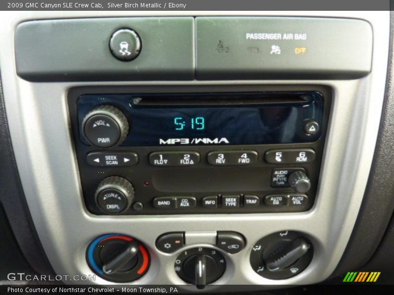 Silver Birch Metallic / Ebony 2009 GMC Canyon SLE Crew Cab