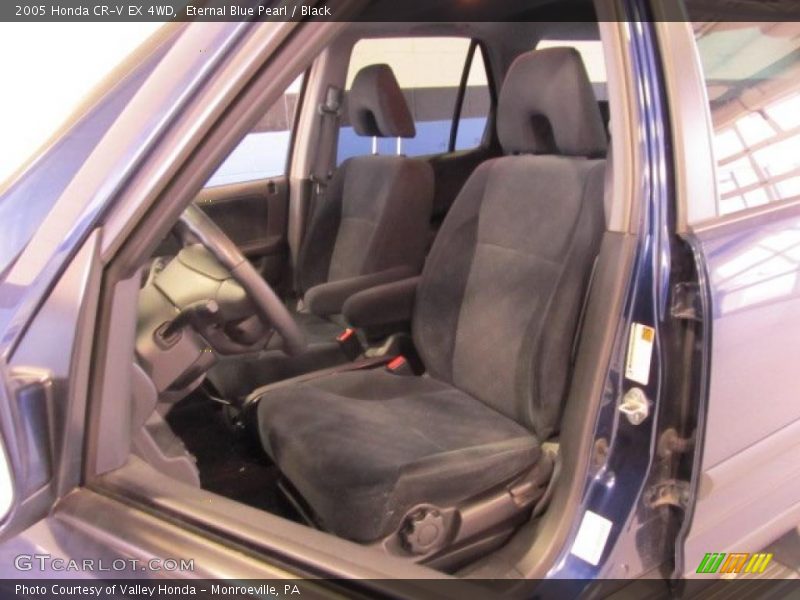Eternal Blue Pearl / Black 2005 Honda CR-V EX 4WD