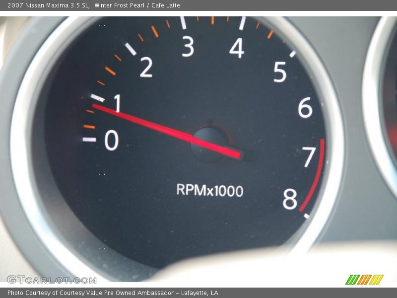 Winter Frost Pearl / Cafe Latte 2007 Nissan Maxima 3.5 SL