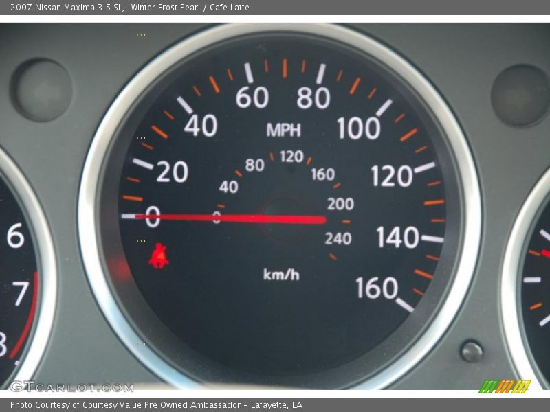 Winter Frost Pearl / Cafe Latte 2007 Nissan Maxima 3.5 SL