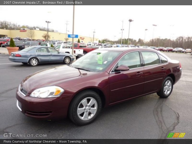 Bordeaux Red / Ebony Black 2007 Chevrolet Impala LT