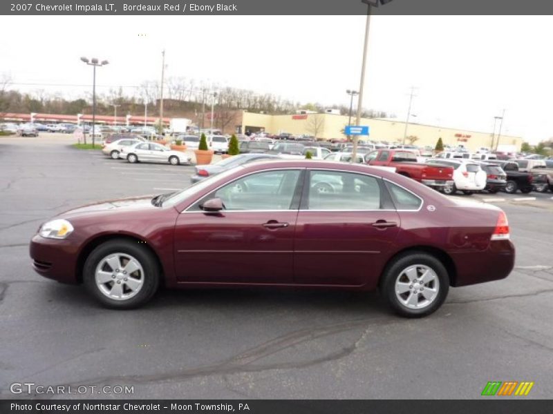 Bordeaux Red / Ebony Black 2007 Chevrolet Impala LT