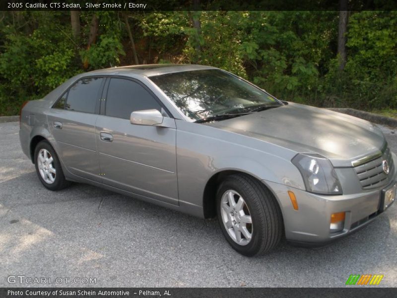 Silver Smoke / Ebony 2005 Cadillac CTS Sedan