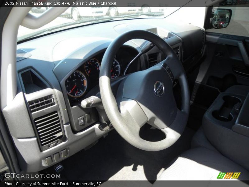 Majestic Blue / Charcoal 2009 Nissan Titan SE King Cab 4x4