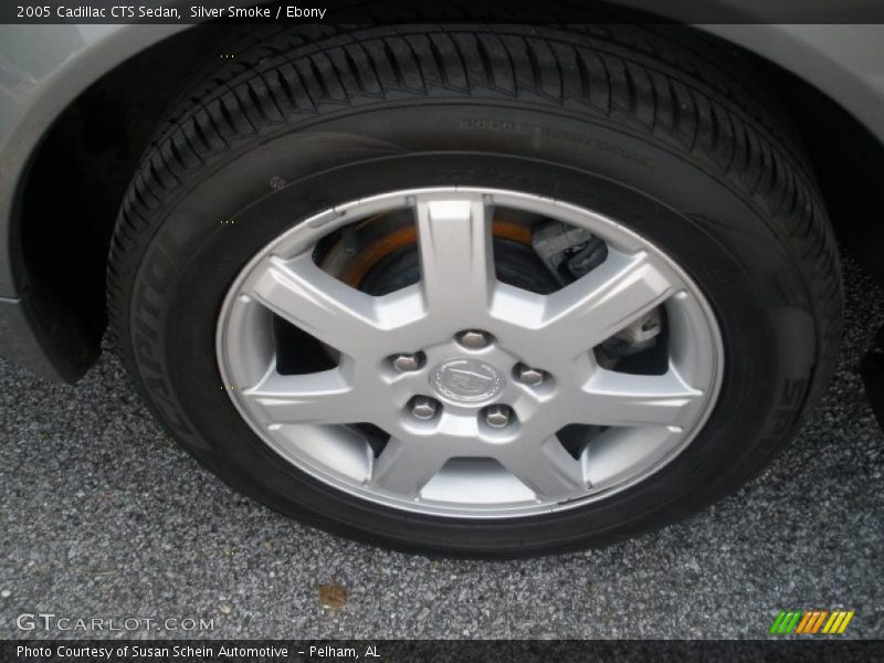 Silver Smoke / Ebony 2005 Cadillac CTS Sedan