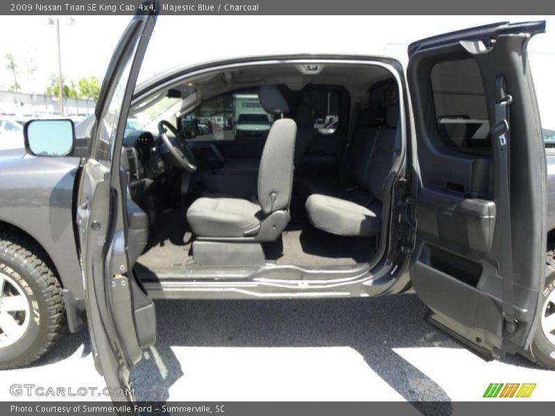 Majestic Blue / Charcoal 2009 Nissan Titan SE King Cab 4x4