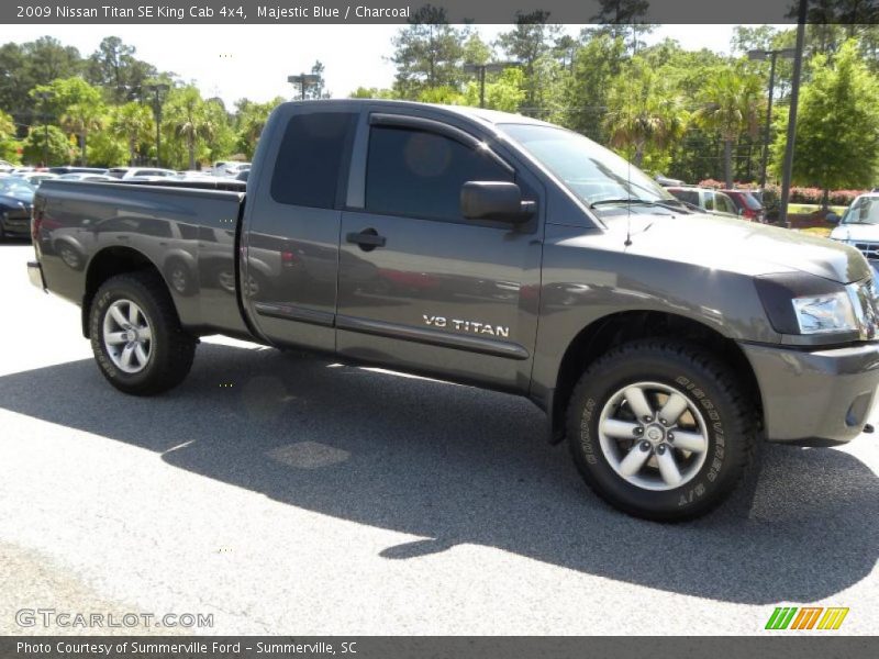 Majestic Blue / Charcoal 2009 Nissan Titan SE King Cab 4x4