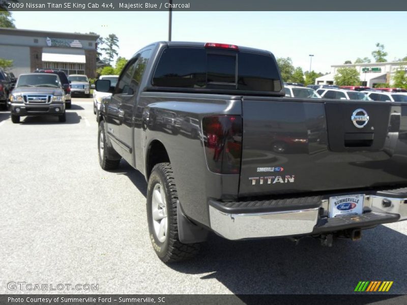 Majestic Blue / Charcoal 2009 Nissan Titan SE King Cab 4x4