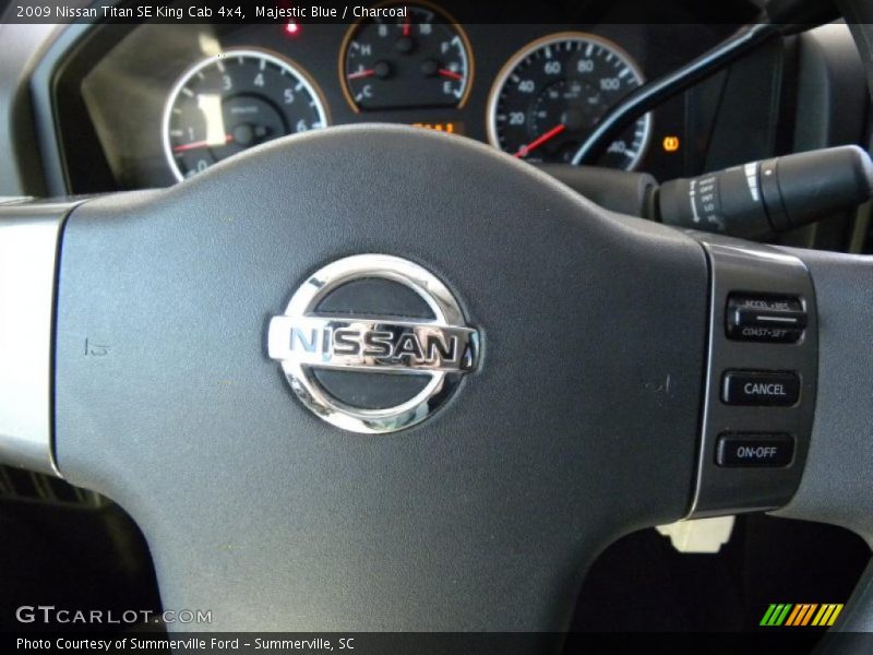 Majestic Blue / Charcoal 2009 Nissan Titan SE King Cab 4x4