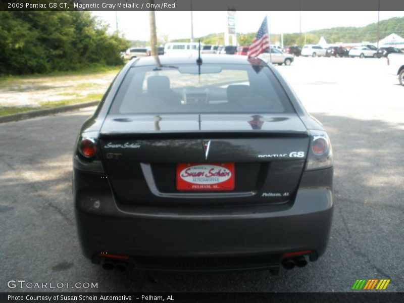 Magnetic Gray Metallic / Onyx/Red 2009 Pontiac G8 GT