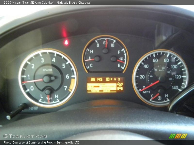 Majestic Blue / Charcoal 2009 Nissan Titan SE King Cab 4x4