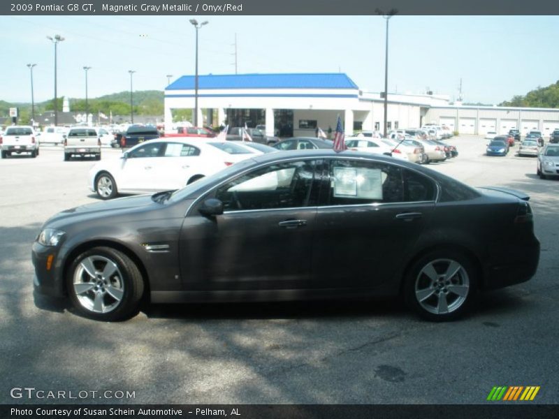 Magnetic Gray Metallic / Onyx/Red 2009 Pontiac G8 GT