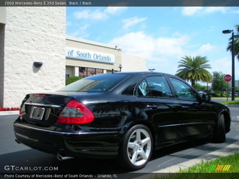 Black / Black 2009 Mercedes-Benz E 350 Sedan