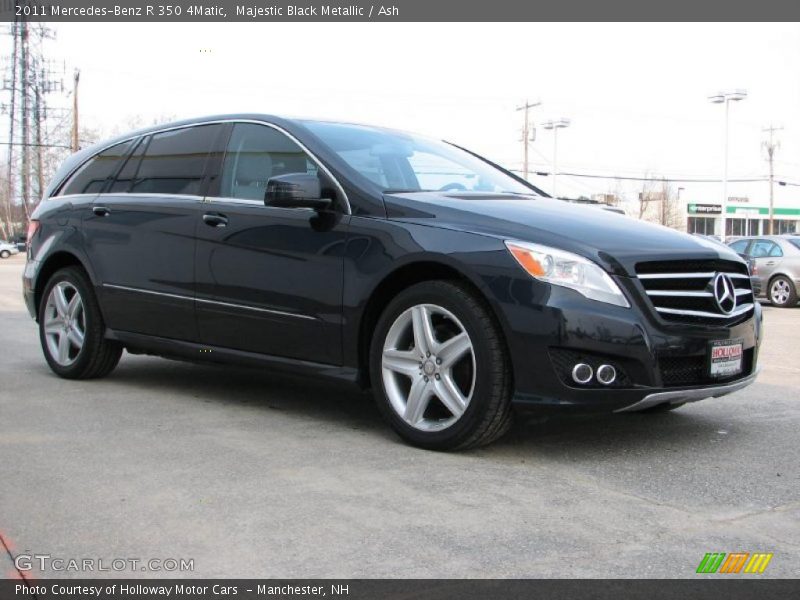 Majestic Black Metallic / Ash 2011 Mercedes-Benz R 350 4Matic