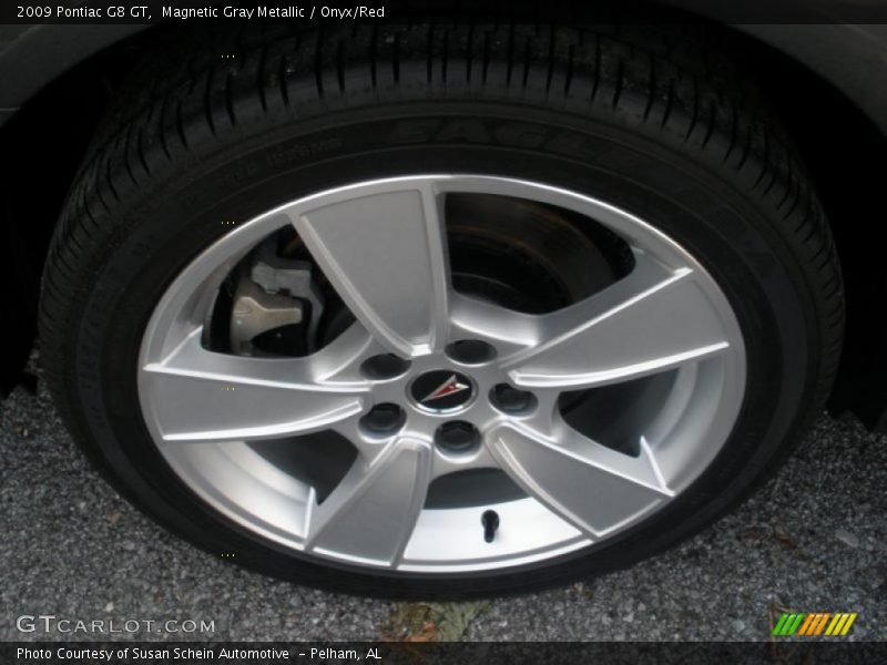 Magnetic Gray Metallic / Onyx/Red 2009 Pontiac G8 GT