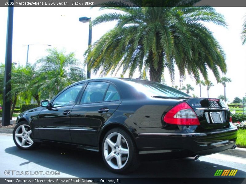 Black / Black 2009 Mercedes-Benz E 350 Sedan