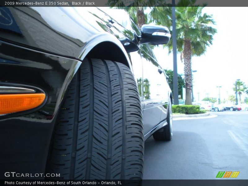 Black / Black 2009 Mercedes-Benz E 350 Sedan
