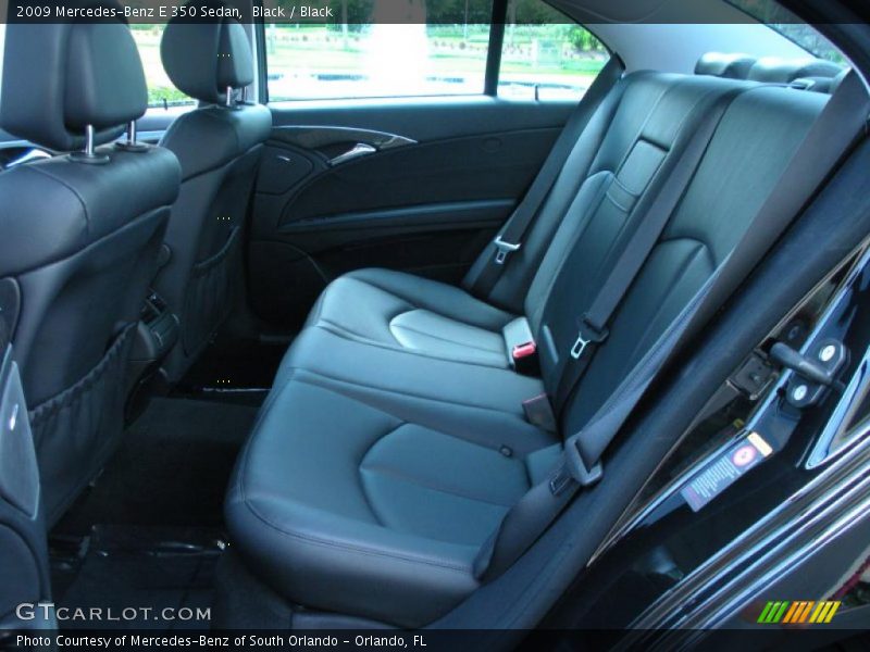 Black / Black 2009 Mercedes-Benz E 350 Sedan