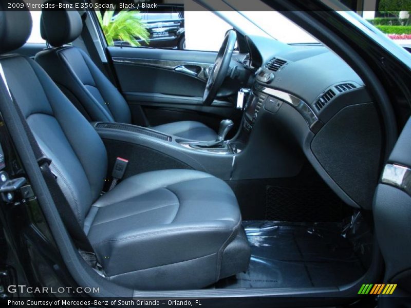 Black / Black 2009 Mercedes-Benz E 350 Sedan