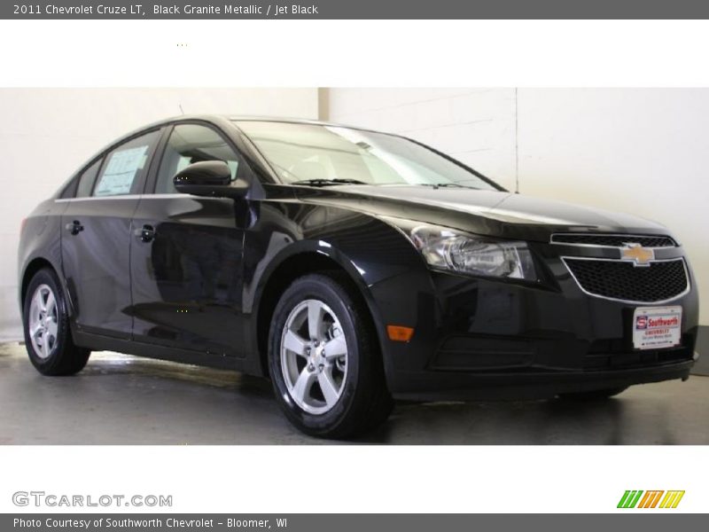 Black Granite Metallic / Jet Black 2011 Chevrolet Cruze LT