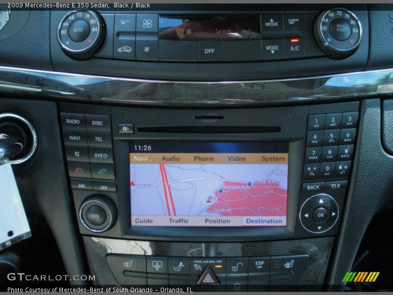 Black / Black 2009 Mercedes-Benz E 350 Sedan