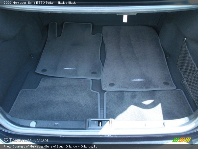Black / Black 2009 Mercedes-Benz E 350 Sedan