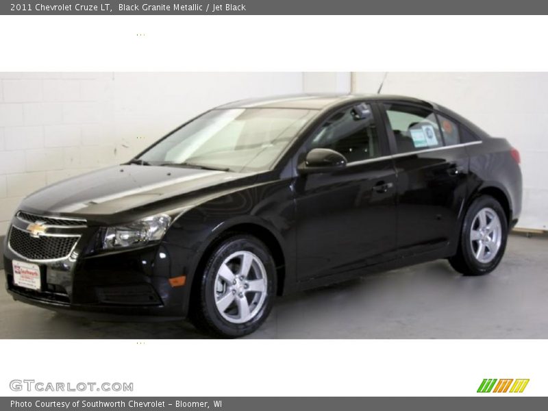Black Granite Metallic / Jet Black 2011 Chevrolet Cruze LT