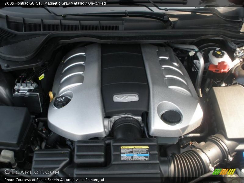 Magnetic Gray Metallic / Onyx/Red 2009 Pontiac G8 GT