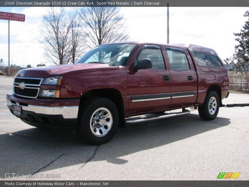 Sport Red Metallic / Dark Charcoal 2006 Chevrolet Silverado 1500 LS Crew Cab 4x4