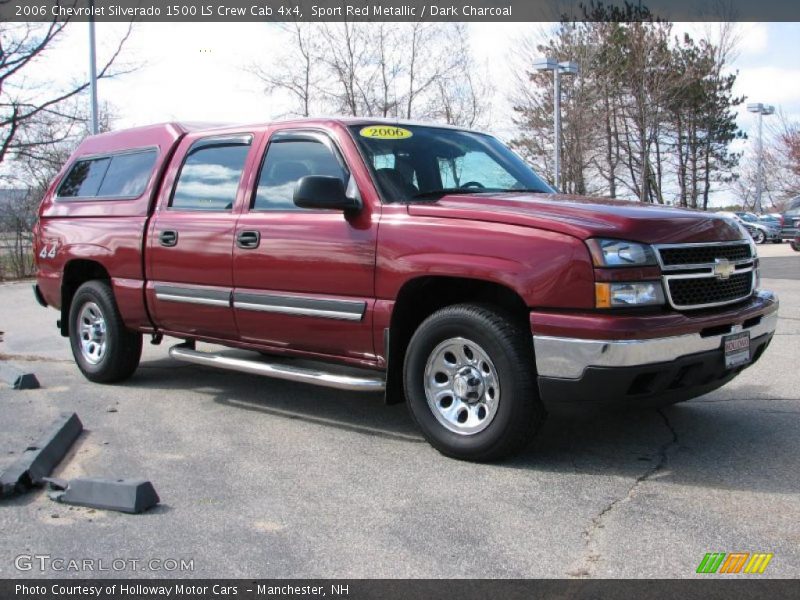 Sport Red Metallic / Dark Charcoal 2006 Chevrolet Silverado 1500 LS Crew Cab 4x4