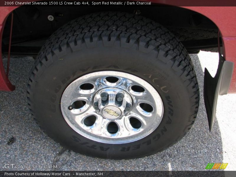 Sport Red Metallic / Dark Charcoal 2006 Chevrolet Silverado 1500 LS Crew Cab 4x4