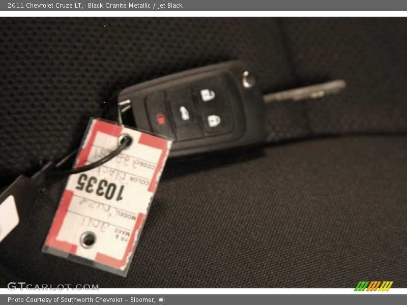 Black Granite Metallic / Jet Black 2011 Chevrolet Cruze LT