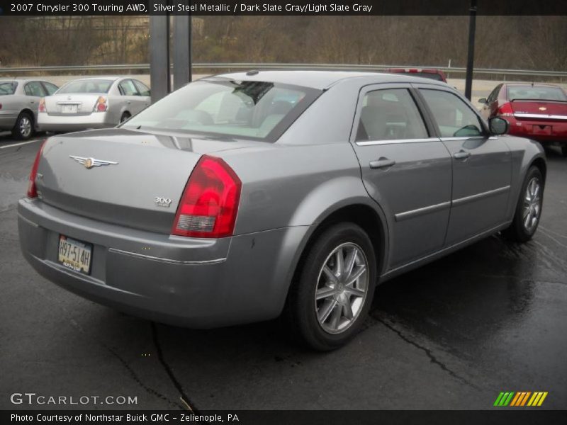 Silver Steel Metallic / Dark Slate Gray/Light Slate Gray 2007 Chrysler 300 Touring AWD