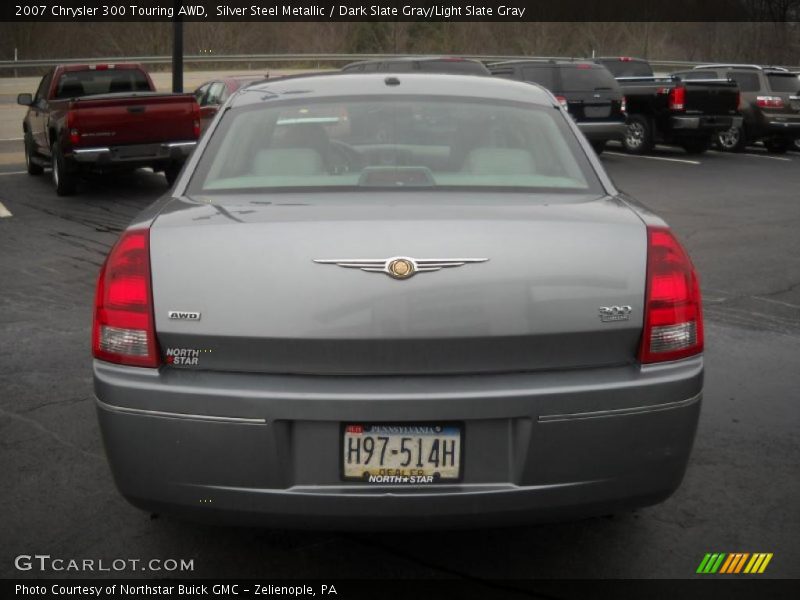 Silver Steel Metallic / Dark Slate Gray/Light Slate Gray 2007 Chrysler 300 Touring AWD