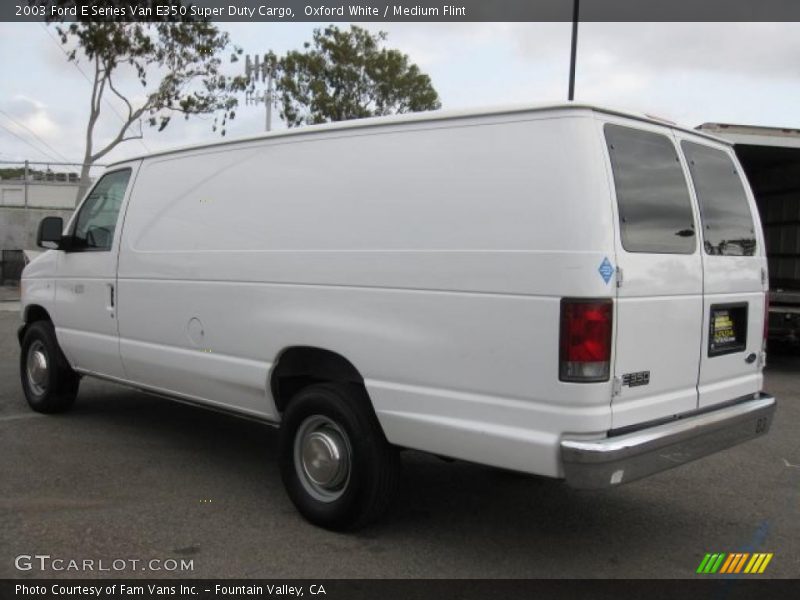 Oxford White / Medium Flint 2003 Ford E Series Van E350 Super Duty Cargo