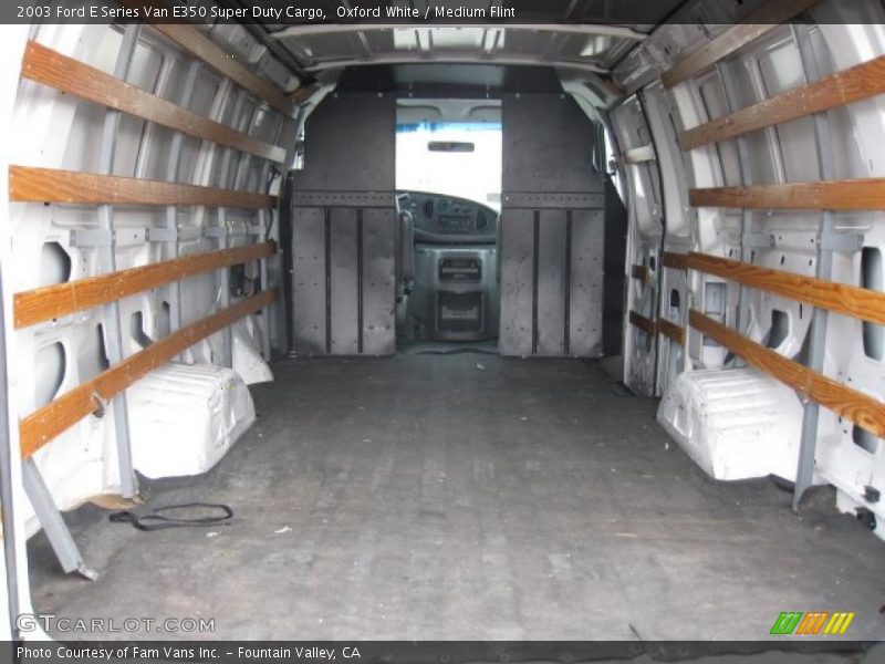 Oxford White / Medium Flint 2003 Ford E Series Van E350 Super Duty Cargo