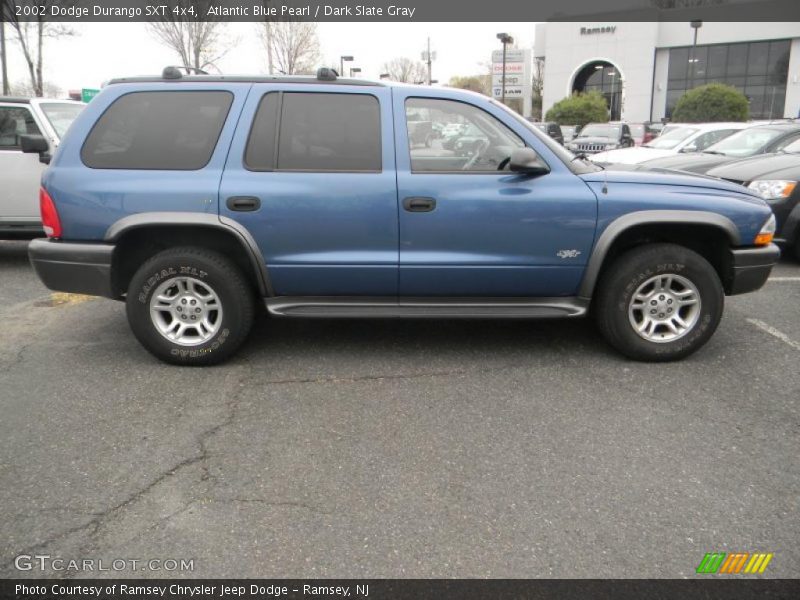 Atlantic Blue Pearl / Dark Slate Gray 2002 Dodge Durango SXT 4x4