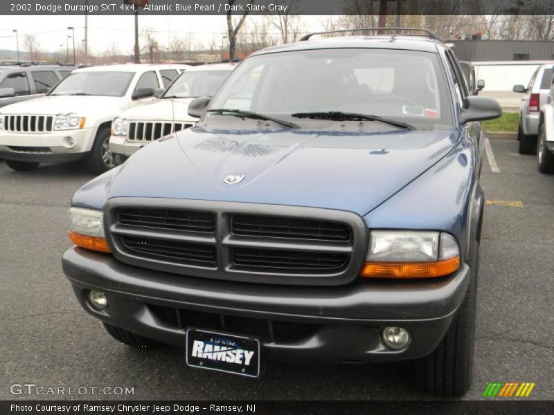 Atlantic Blue Pearl / Dark Slate Gray 2002 Dodge Durango SXT 4x4