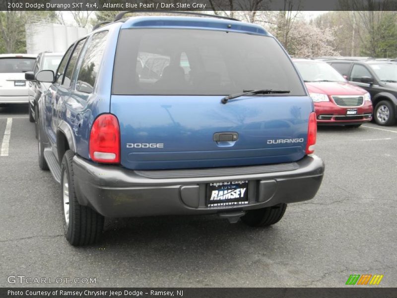 Atlantic Blue Pearl / Dark Slate Gray 2002 Dodge Durango SXT 4x4